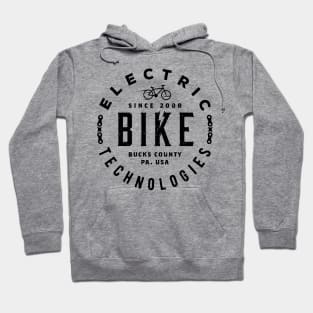 Electric Bike Tech - Black Rustic Hoodie